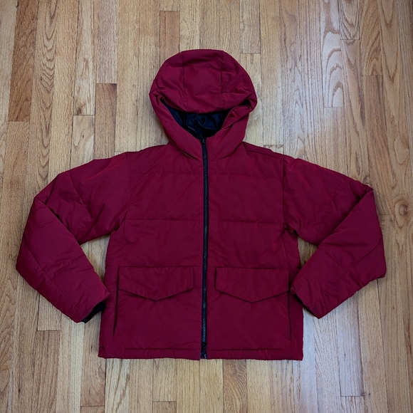 Everlane Jackets & Blazers - Everlane Renew Red Short Puffer Jacket